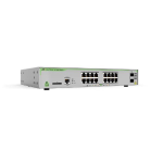 Allied Telesis CentreCOM AT-GS970M/18 - Switch - L3 - gestito - 16 x 10/100/1000 + 2 x SFP (GBIC mini) uplink - desktop, montabile su rack